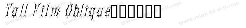 Tall Film Oblique字体转换